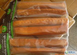 健康美味，廠家直銷(xiāo) 2只裝10寸醬色煙熏發(fā)泡棒——愛(ài)犬的運(yùn)動(dòng)休閑佳品